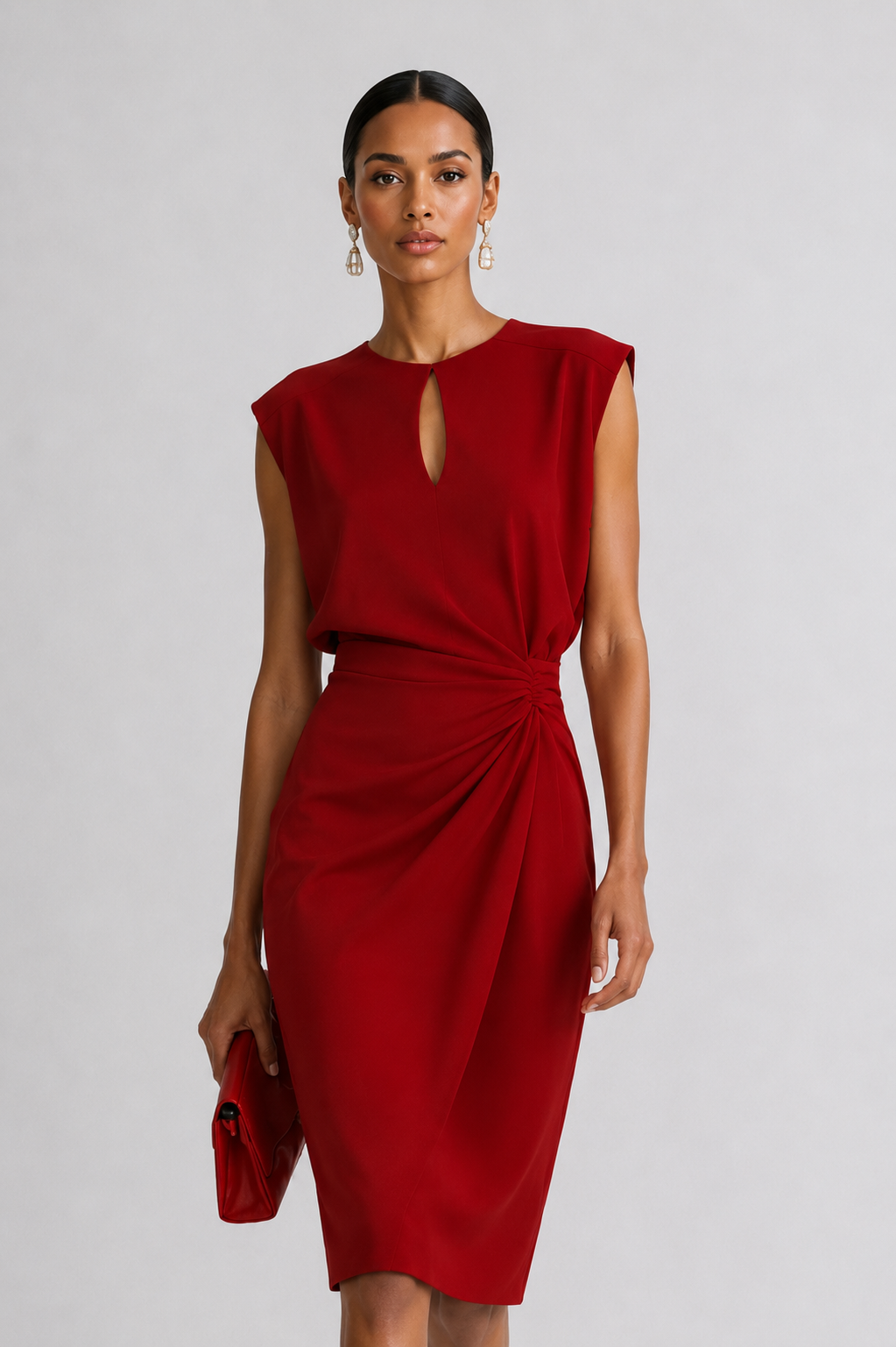 Clara: Designer-Midikleid