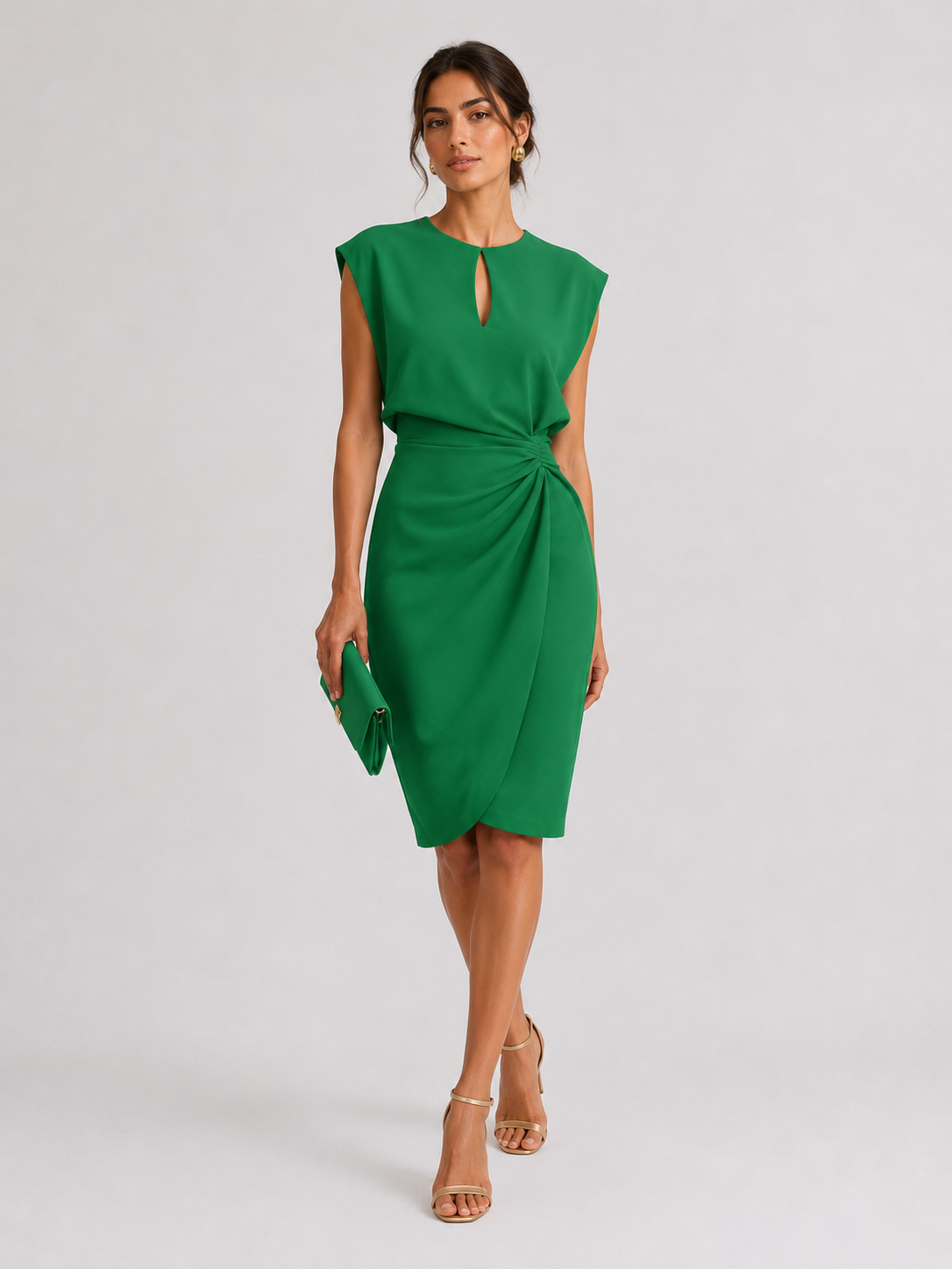 Clara: Designer-Midikleid