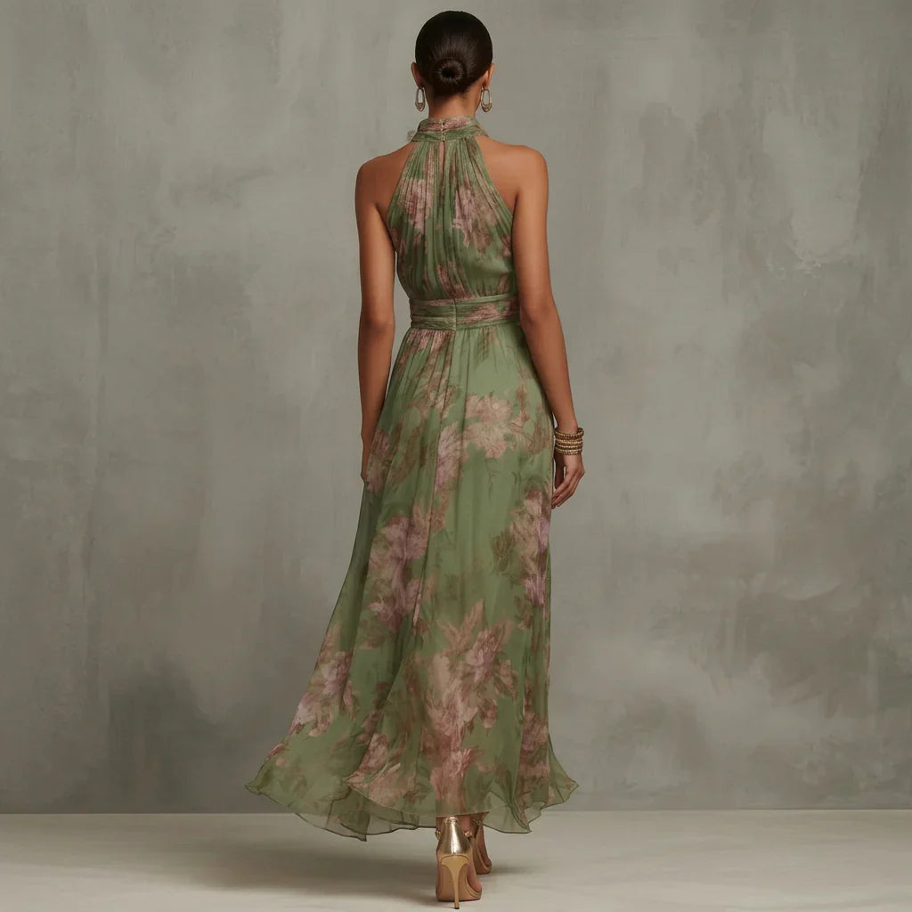 Leonie – Midi-Kleid mit Halterneck